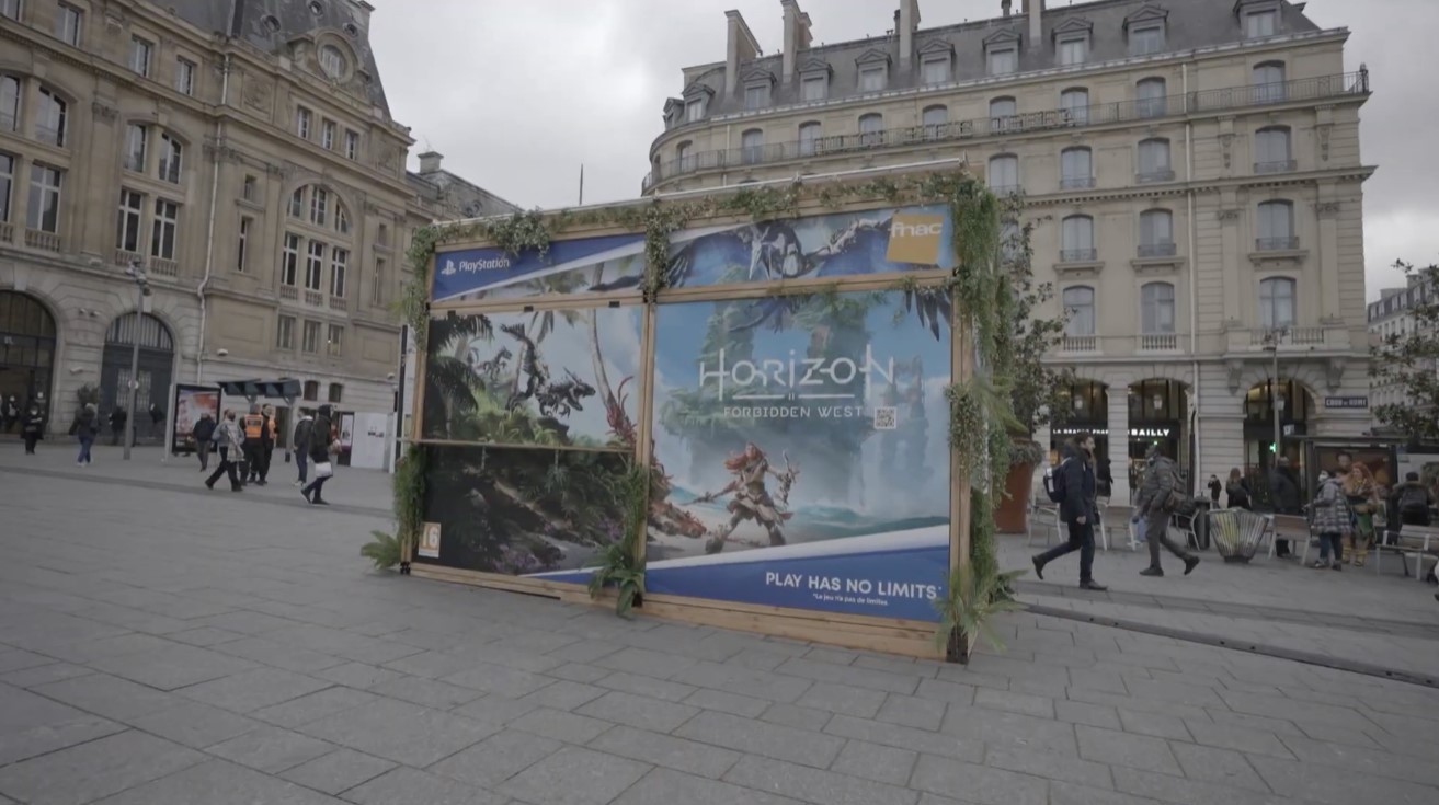 《地平线：西之绝境》发布法国巴黎街头宣传片 coser小姐姐颜值超高