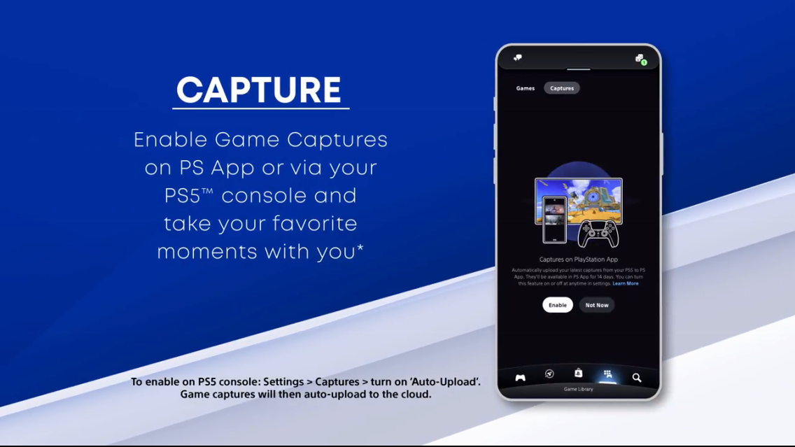 PlayStation App 新增Game Captures新功能